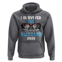 Funny I Survived The Florida Blizzarad Hoodie Snow Sunglasses