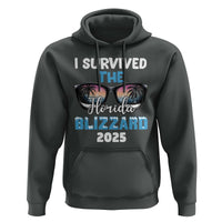 Funny I Survived The Florida Blizzarad Hoodie Snow Sunglasses