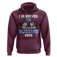 Funny I Survived The Florida Blizzarad Hoodie Snow Sunglasses