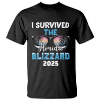 Funny I Survived The Florida Blizzarad T Shirt Snow Sunglasses