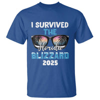Funny I Survived The Florida Blizzarad T Shirt Snow Sunglasses