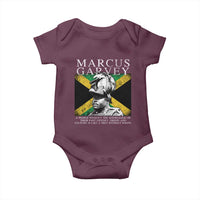 Marcus Garvey Quote Baby Onesie A People Without The Knowledge Of Their Past History Origin And Culture Jamaican Flag