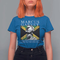 Marcus Garvey Quote T Shirt For Women A People Without The Knowledge Of Their Past History Origin And Culture Jamaican Flag