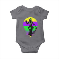 Funny Mardi Gras Rougarou Baby Onesie Beads Carnival Cryptids Of Louisiana