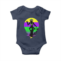 Funny Mardi Gras Rougarou Baby Onesie Beads Carnival Cryptids Of Louisiana