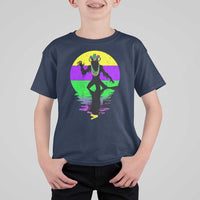 Funny Mardi Gras Rougarou T Shirt For Kid Beads Carnival Cryptids Of Louisiana