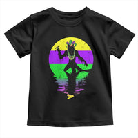 Funny Mardi Gras Rougarou Toddler T Shirt Beads Carnival Cryptids Of Louisiana