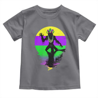 Funny Mardi Gras Rougarou Toddler T Shirt Beads Carnival Cryptids Of Louisiana