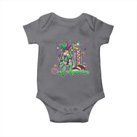 Funny Mardi Gras In Alabama AL Baby Onesie Moon Pie Jester Hat