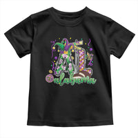 Funny Mardi Gras In Alabama AL Toddler T Shirt Moon Pie Jester Hat