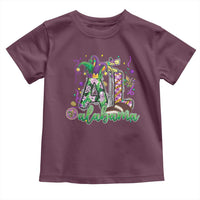 Funny Mardi Gras In Alabama AL Toddler T Shirt Moon Pie Jester Hat