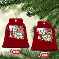 Funny Mardi Gras Louisiana Ceramic Ornament I Just Want To Be Loved Bayou Crawfish Beads