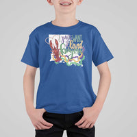 Funny Mardi Gras Louisiana T Shirt For Kid I Just Want To Be Loved Bayou Crawfish Beads