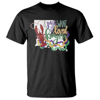 Funny Mardi Gras Louisiana T Shirt I Just Want To Be Loved Bayou Crawfish Beads
