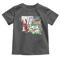 Funny Mardi Gras Louisiana Toddler T Shirt I Just Want To Be Loved Bayou Crawfish Beads