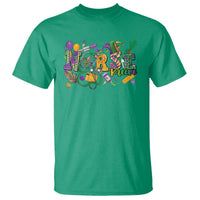 Funny Mardi Gras Nurse Krewe Healthcare T Shirt