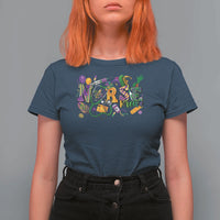 Funny Mardi Gras Nurse Krewe Healthcare T Shirt For Women