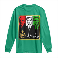 Pahlavi Kings of Iran Long Sleeve Shirt Javid Shah Long live the King