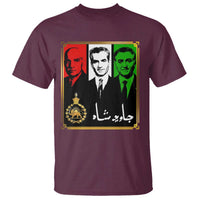 Pahlavi Kings of Iran T Shirt Javid Shah Long live the King