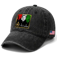 Pahlavi Kings of Iran Washed Cotton Baseball Cap Javid Shah Long live the King