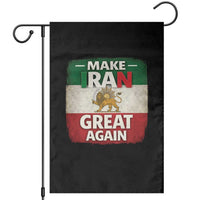 Make Iran Great Again Garden Flag MIGA Vintage Persian Lion Flag