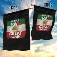 Make Iran Great Again Garden Flag MIGA Vintage Persian Lion Flag
