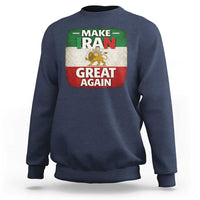Make Iran Great Again Sweatshirt MIGA Vintage Persian Lion Flag