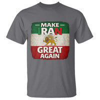 Make Iran Great Again T Shirt MIGA Vintage Persian Lion Flag