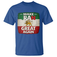Make Iran Great Again T Shirt MIGA Vintage Persian Lion Flag