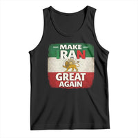 Make Iran Great Again Tank Top MIGA Vintage Persian Lion Flag