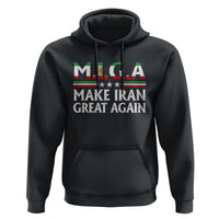 Make Iran Great Again Hoodie MIGA Emblem Of Iran Persian Lion Flag