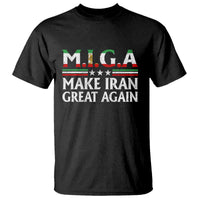 Make Iran Great Again T Shirt MIGA Emblem Of Iran Persian Lion Flag