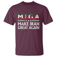 Make Iran Great Again T Shirt MIGA Emblem Of Iran Persian Lion Flag