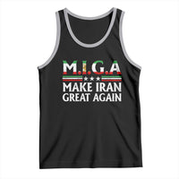 Make Iran Great Again Tank Top MIGA Emblem Of Iran Persian Lion Flag