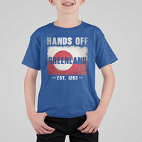 Hands Off Greenland T Shirt For Kid Greenland EST 1262 Political Protest