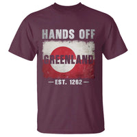 Hands Off Greenland T Shirt Greenland EST 1262 Political Protest