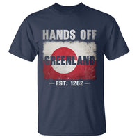 Hands Off Greenland T Shirt Greenland EST 1262 Political Protest