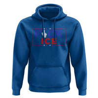 Funny Fck Ice Hoodie Immigration Activist Anti Deportation Middle Finger Graphic
