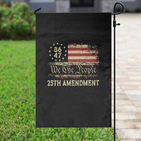 8647 Resist 25th Amendment Garden Flag Vintage American Flag