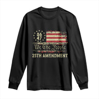 8647 Resist 25th Amendment Long Sleeve Shirt Vintage American Flag