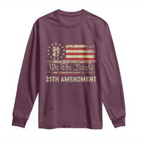 8647 Resist 25th Amendment Long Sleeve Shirt Vintage American Flag