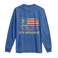 8647 Resist 25th Amendment Long Sleeve Shirt Vintage American Flag