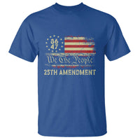 8647 Resist 25th Amendment T Shirt Vintage American Flag