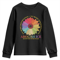Abolish Ice Youth Sweatshirt No More Deportation No More Discrimmination Kindness Over Fear