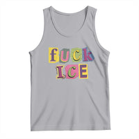 Fck Ice Tank Top Immigration Activist Magazine Cutout Paper Graphic