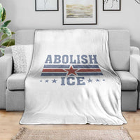 Abolish Ice Throw Blanket Resist Support Immigrants Refugees