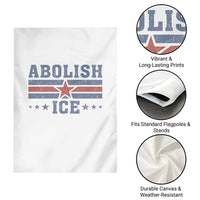 Abolish Ice Garden Flag Resist Support Immigrants Refugees