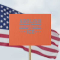 Abolish Ice Protest Sign Resist Support Immigrants Refugees