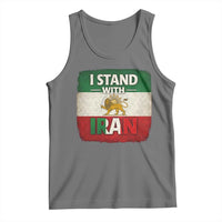 I Stand With Iran Tank Top Free Iran Support Persian Lion Flag