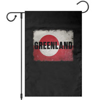 Greenland Pride Patriotic Greenlander Heritage Vintage Flag Garden Flag